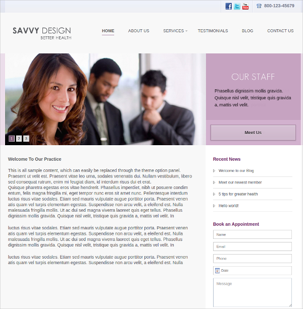 modern medical wordpress website theme 50