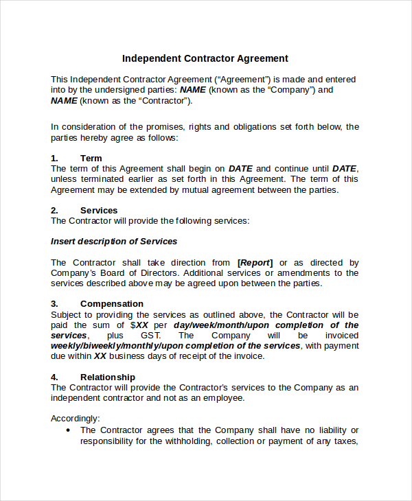 Contractor Confidentiality Agreement - 10+ Free Word, PDF Documents ...