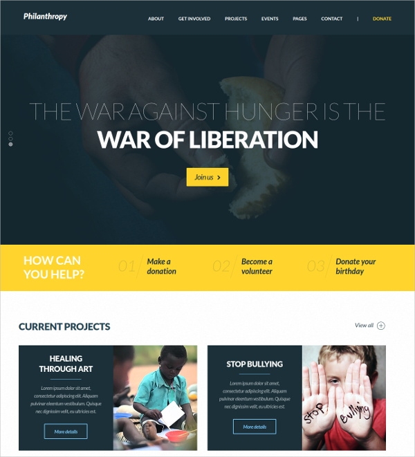 Non Profit Donation WordPress Website Theme 49