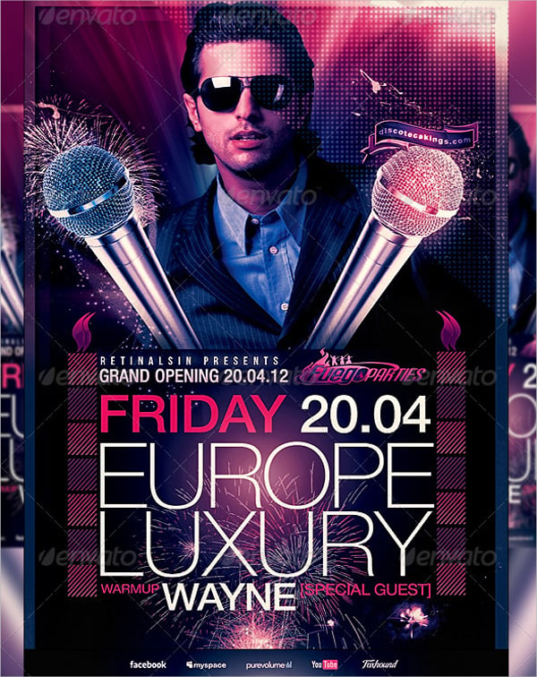 europe luxury flyer template