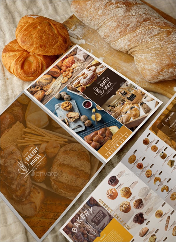 bakery menu flyer