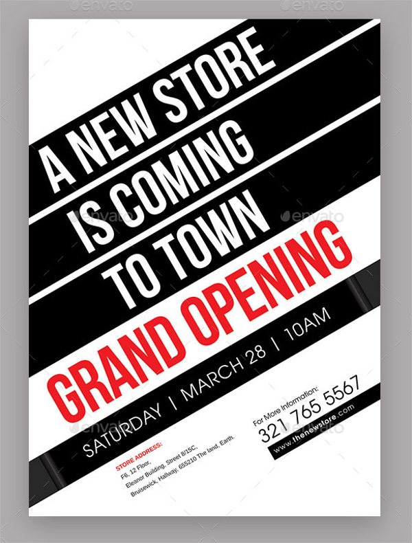 new store grand opening flyer