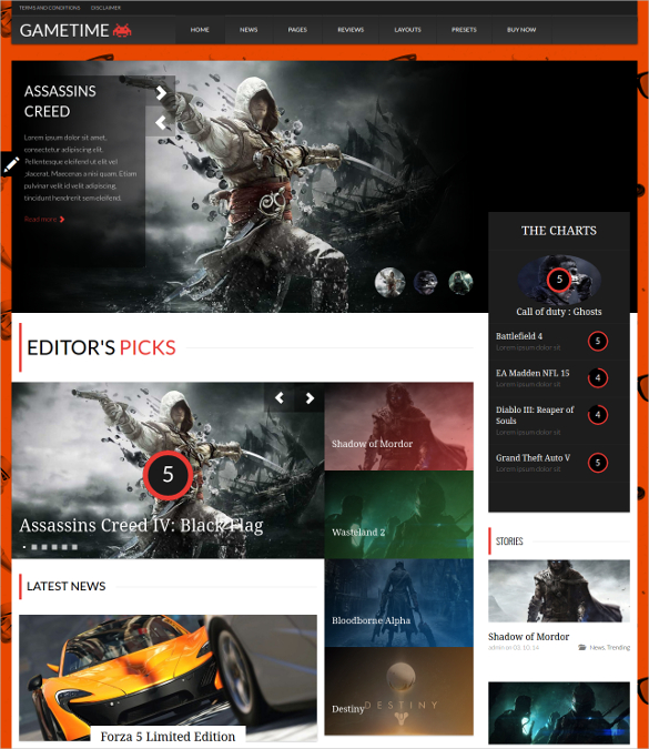 eGames - Best Mobile-Ready Gaming Website Template 2023 - Colorlib