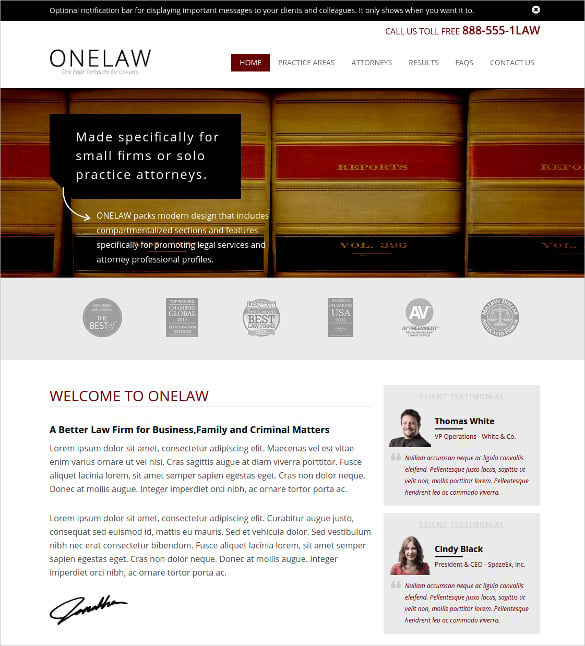 40  Law Firm Website Themes Templates Free Premium Templates