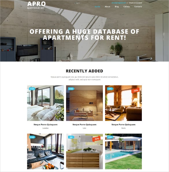 real estate business joomla website template