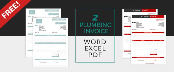 plumbing invoice template