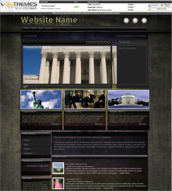 5+ Patriotic WordPress Themes & Templates Free & Premium Templates
