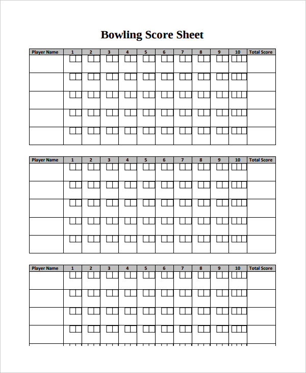 12+ Scoreboard Templates - Free Sample, Example, Format | Free ...