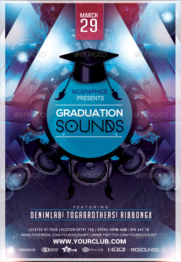 20+ Graduation Flyers PSD, AI, EPS Format Download