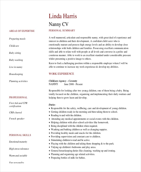 Sample of special skills and interest in resume