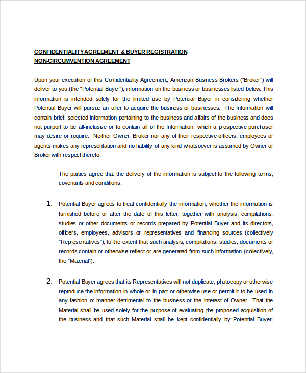 business plan cover page confidentiality statement