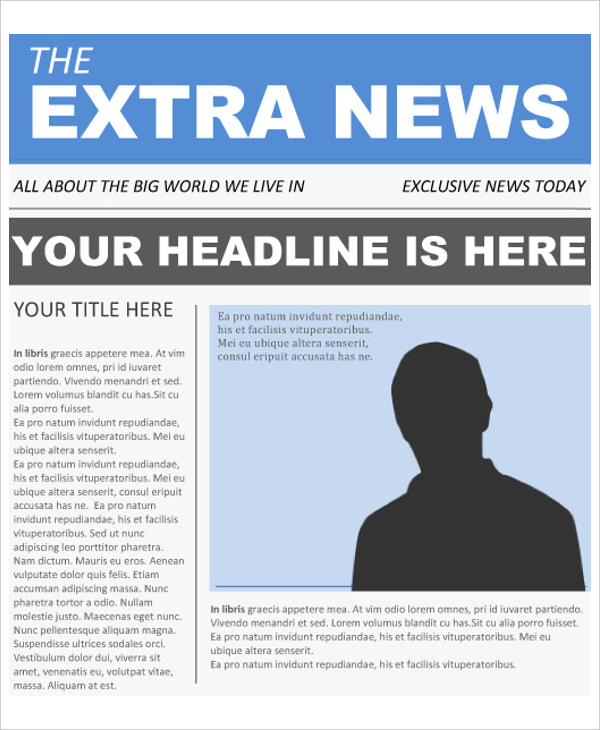 22+ Newspaper Templates - Free Sample, Example, Format