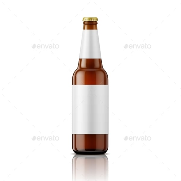 beer bottle label template