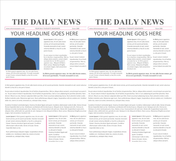 22 Newspaper Templates Free Sample Example Format Free Premium Templates