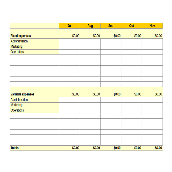cash flow order tracking template