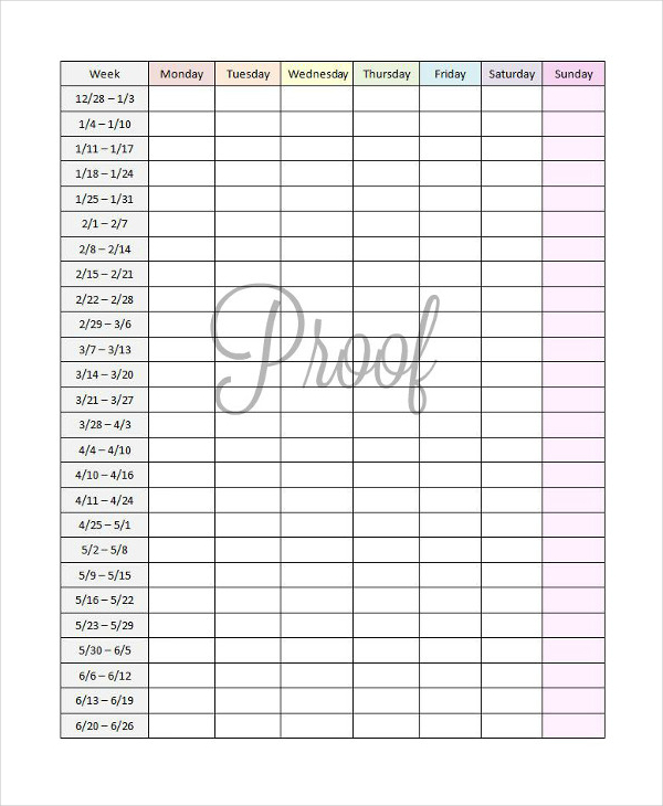 weekly-weight-loss-management-tracker-template