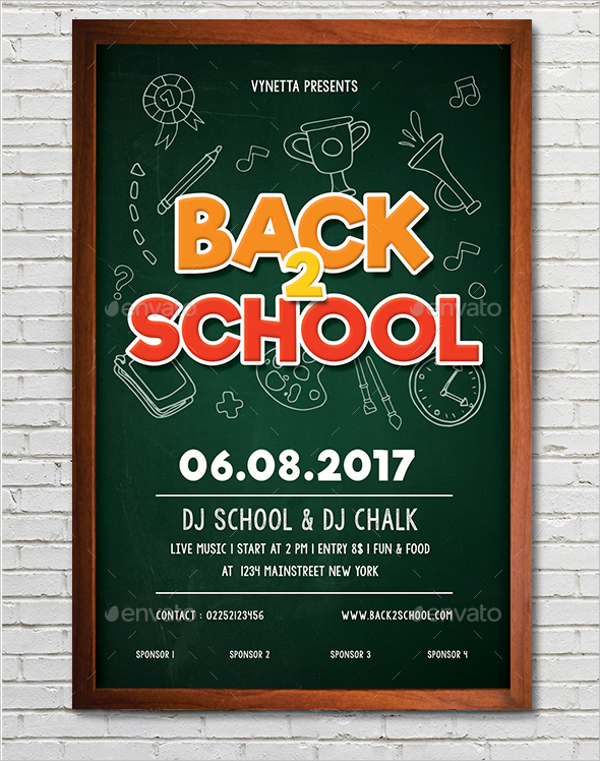 34 Back To School Flyers Template PSD AI EPS Word