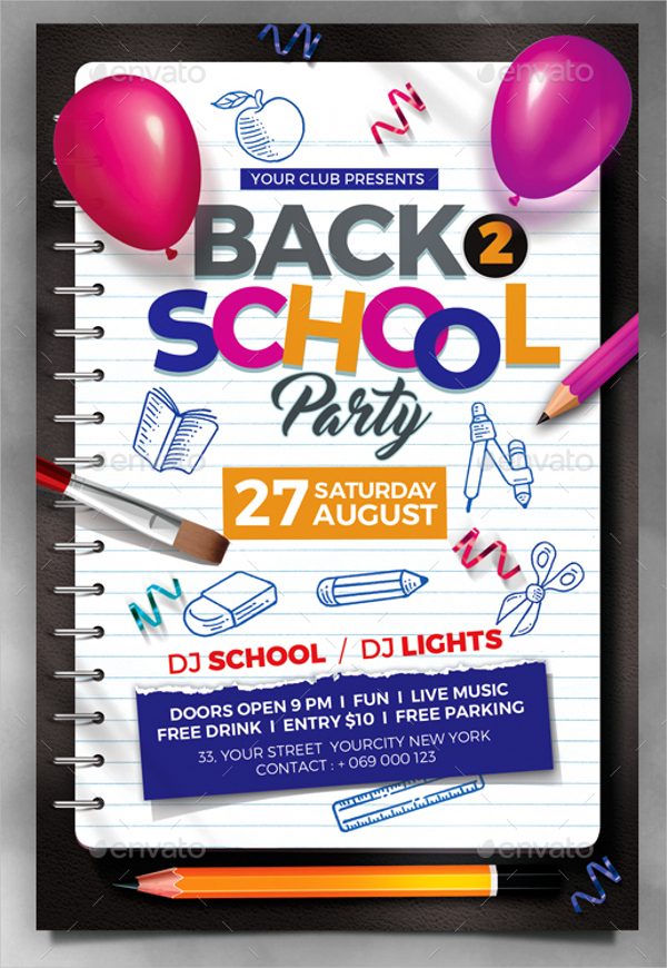 34+ Back to School Flyers Template - PSD, AI, EPS, Word