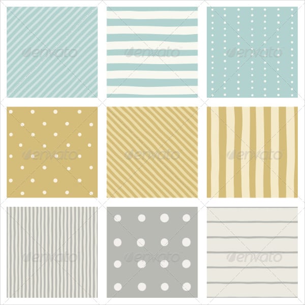 nice stripped and dots patterns