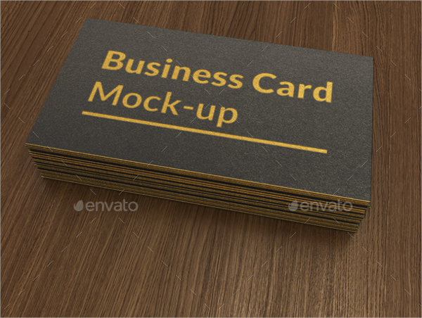 gold foil embossed business card