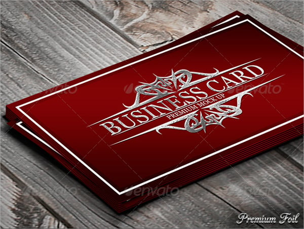 luxury gold foil business card