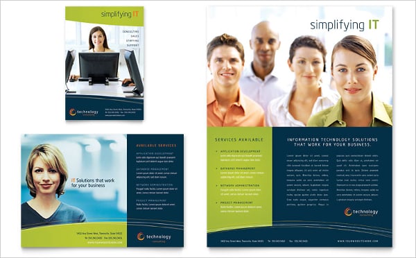 free simplyfying it leaflet template for word publisher