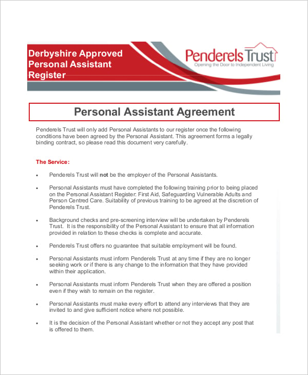 personal assistant confidentiality agreement example