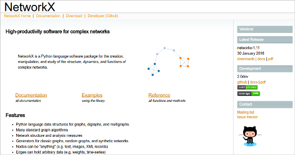 networkx analysis tool
