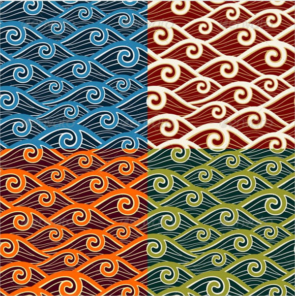 swirly wave pattern