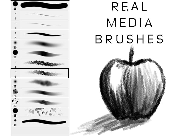 real media mini brush set