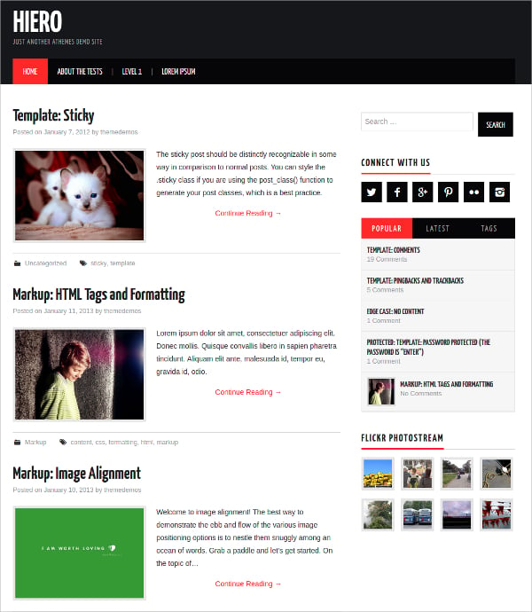 awesome free responsive news magazine wordpress theme