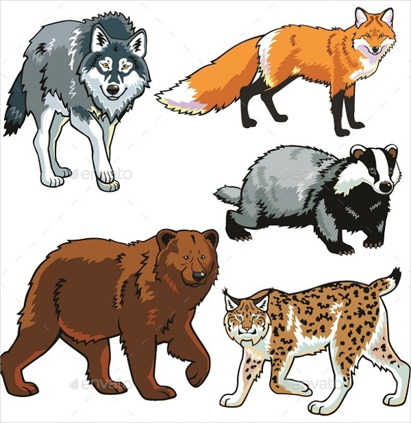 Free Svg 10 Wild Vector Animals