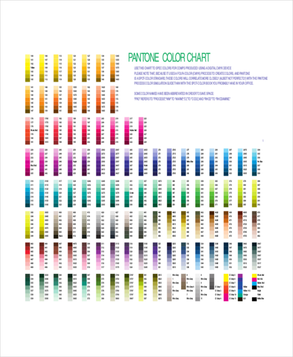 Color Chart – 10+ Free Word, PDF Documents Download