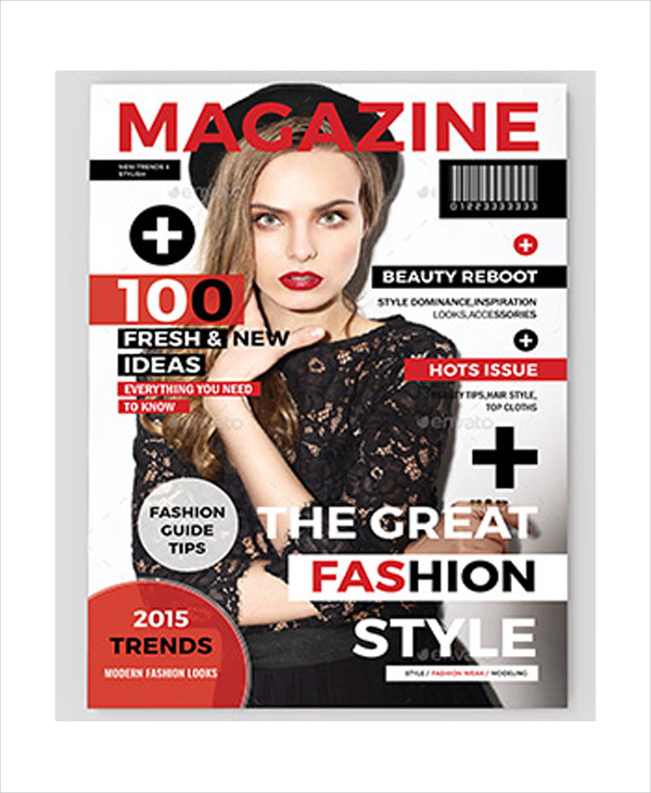 Magazine Cover Page Layout Templates