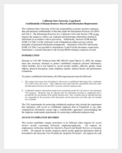 Data Human Resources Confidentiality Agreement Example