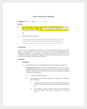 Partnership Mutual Confidentiality Agreement Example