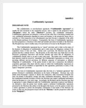 Example Business Understanding Confidentiality Agreement