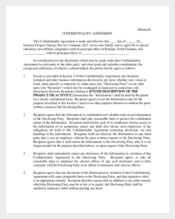 Bilateral Generic Confidentiality Agreement Sample
