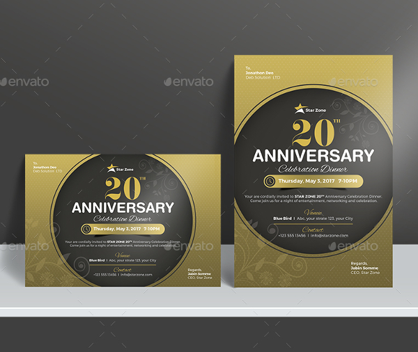 23+ Wedding Anniversary Invitation Card Templates Word, PSD, AI, InDesign