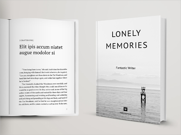 book template design