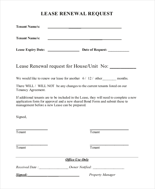 Lease Template 20+ Free Word, PDF Documents Download