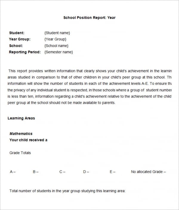 blank-school-position-report-template