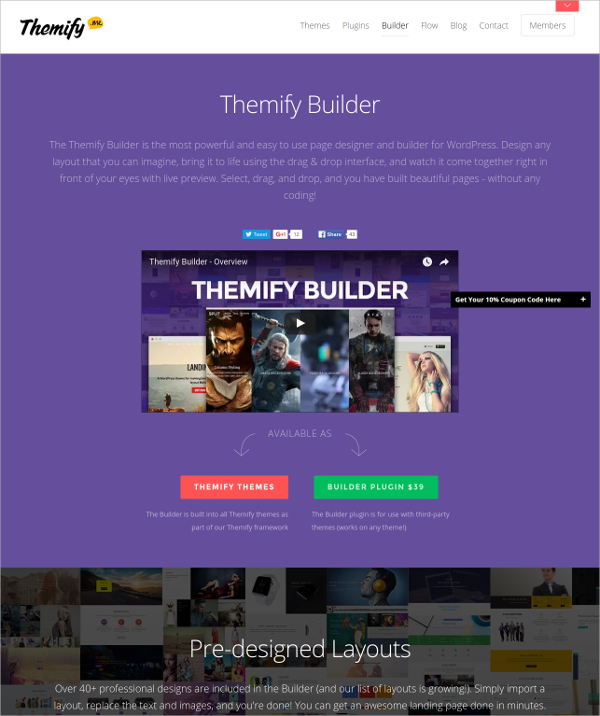 themify builder