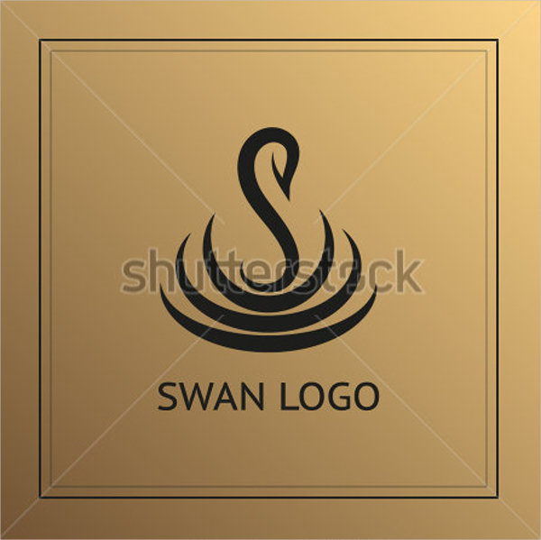unique swan logo