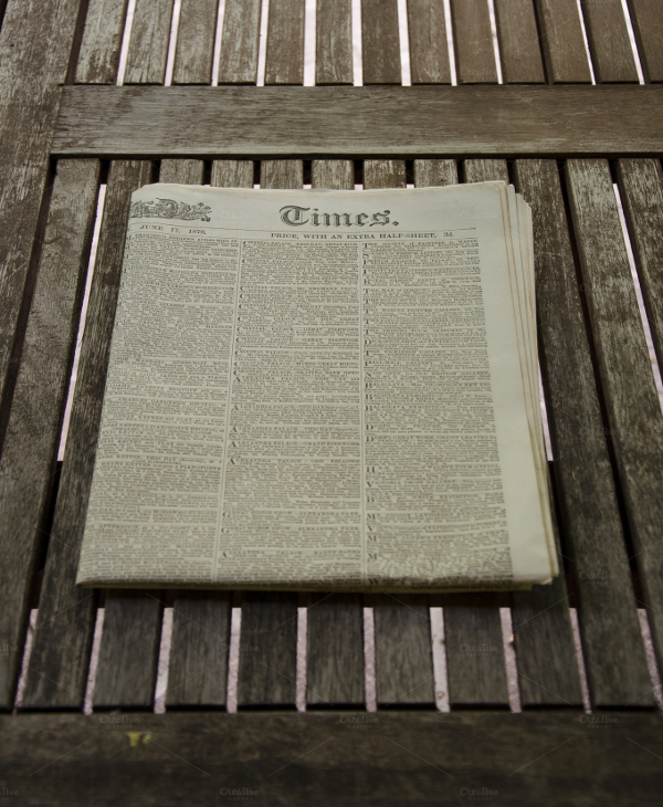 old newspaper template word free download