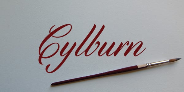 cylburn beautiful font