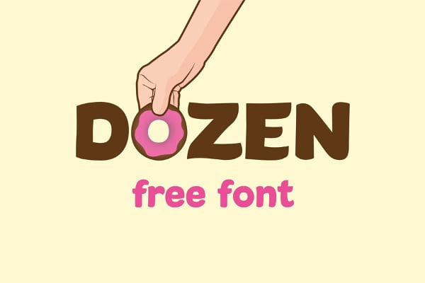 dozen free font download