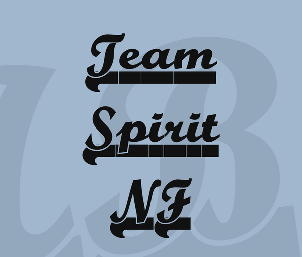 team spirit nf font