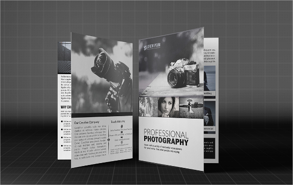 photography bifold brochure