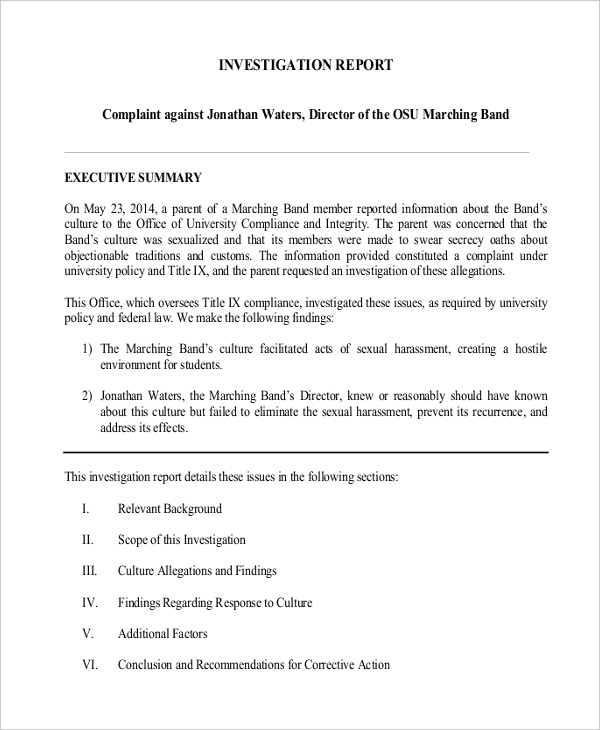 Report Template – 15+ Free Word, PDF Documents Download